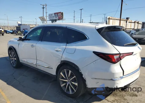 2025 Acura Mdx Technology from USA, damaged, VIN 5J8YD9H40SL003034